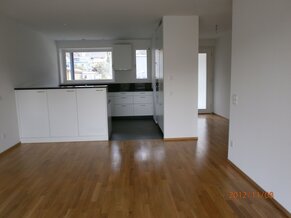 Küche und Wohnzimmer